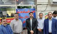 برپایی میز خدمت بیمارستان سینا  در نمازجمعه به مناسبت هفته دولت 