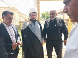 بازدید مجددمعاون محترم دادستان شهرستان کارون و رئیس آبفا شهرستان کارون از بیمارستان سینا